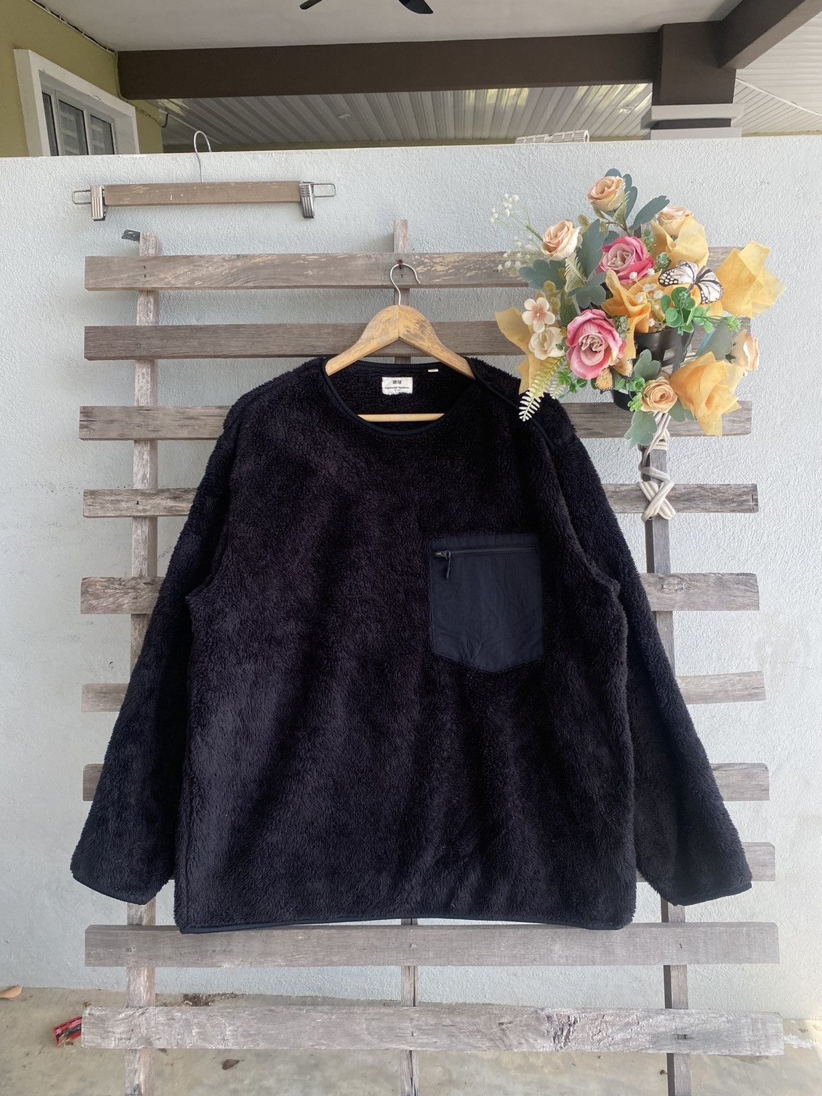 Engineered Garments × Uniqlo Uniqlo X White Mountaineering Sherpa Pile Sweatshirt Size US XL / EU 56 / 4 - 1 Thumbnail