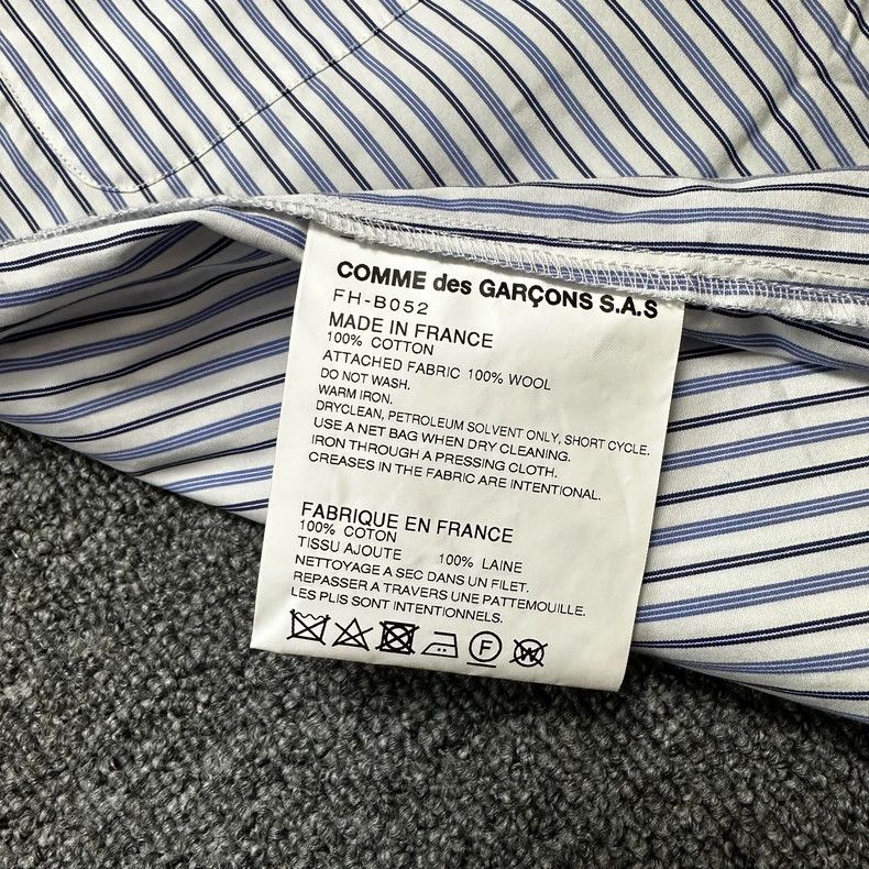 Comme des Garcons Comme Des Garcons Patchwork striped shirt Size US S / EU 44-46 / 1 - 7 Thumbnail