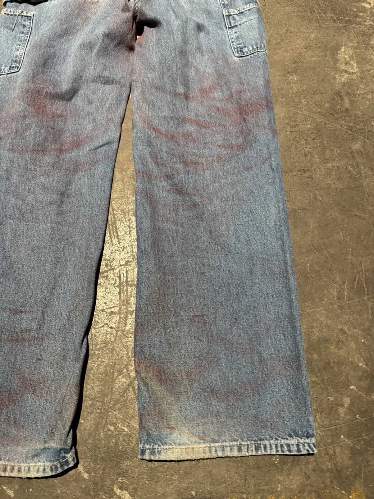Carhartt × Vintage Vintage Distressed Carhartt Denim Carpenter Jeans Size 36x34 Size US 36 / EU 52 - 14 Thumbnail
