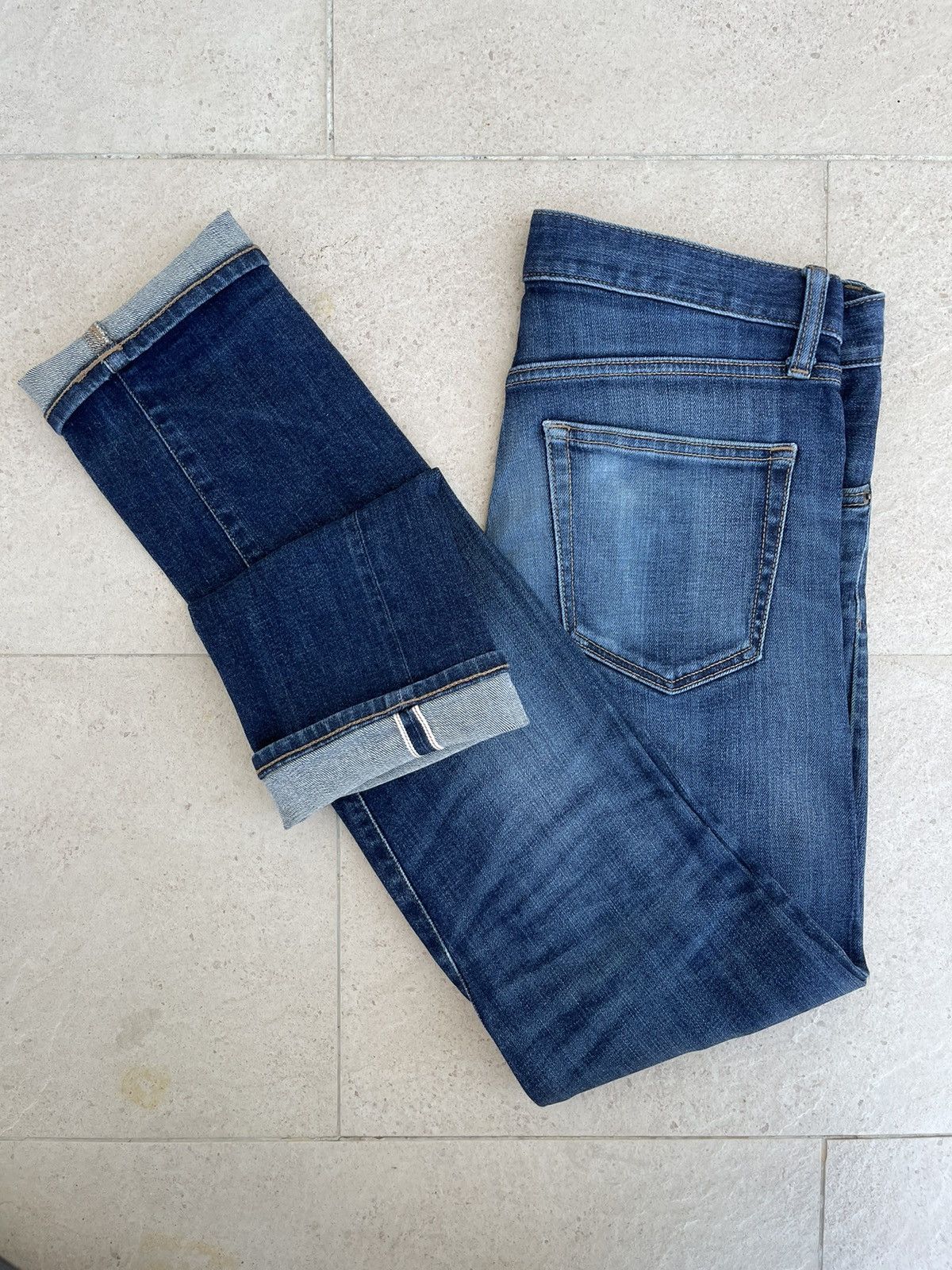 Japanese Brand × Jean × Uniqlo 🔥 Uniqlo Selvedge Distressed Denim Vintage W32🔥 Size US 32 / EU 48 - 10 Thumbnail
