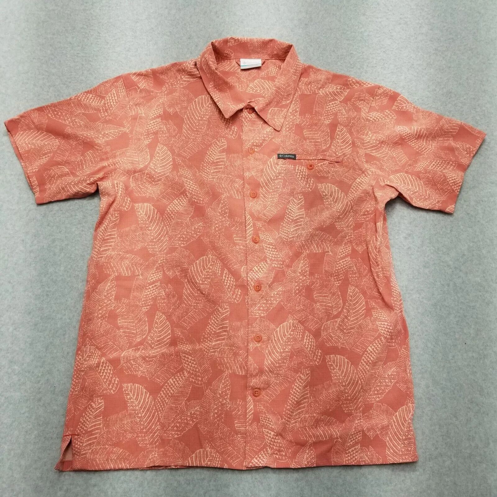 Columbia Columbia Shirt Mens Medium Button Up Floral Short Sleeve Size US M / EU 48-50 / 2 - 1 Thumbnail