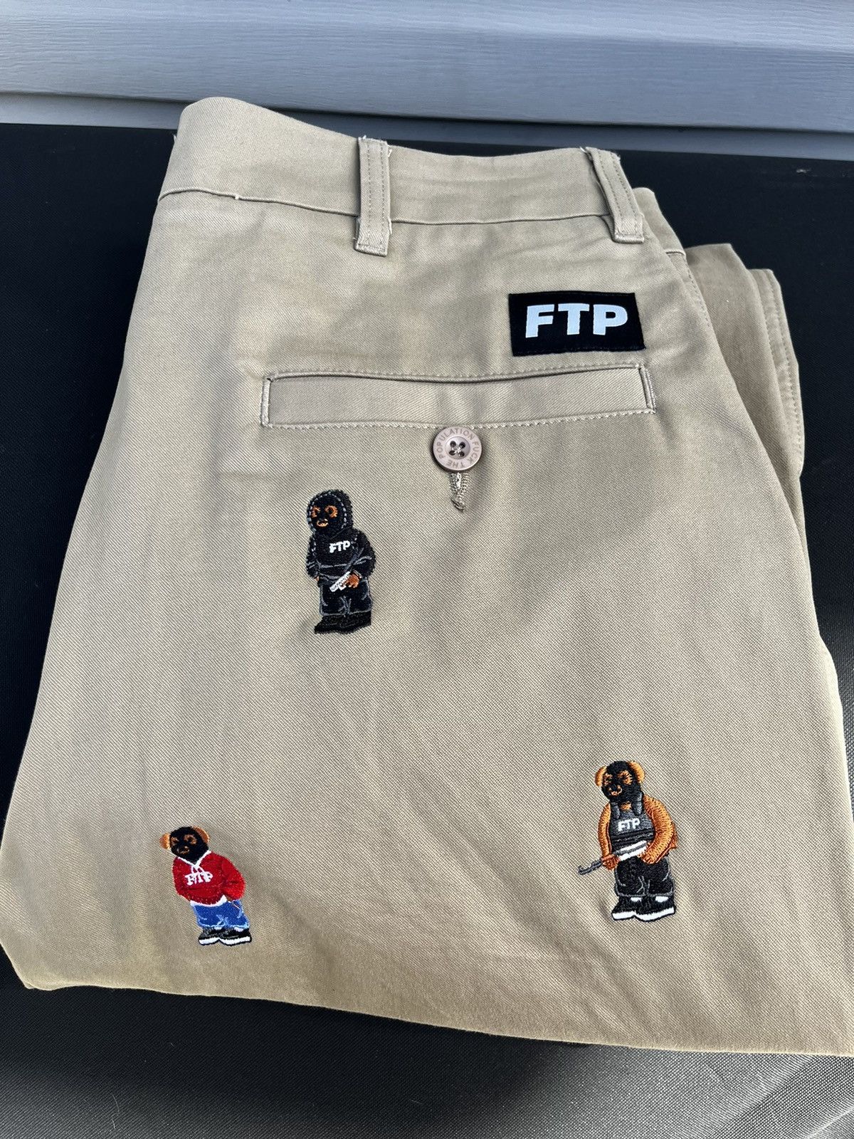 Fuck The Population FTP bear chino pant | Grailed