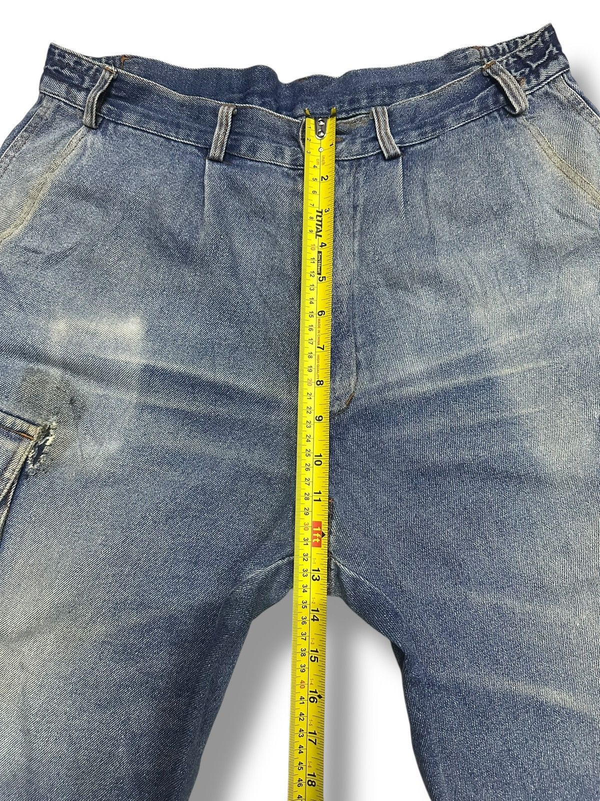 Japanese Brand Vintage Japanese Baggy Loose Style Jeans With Faded Wash Size US 33 - 10 Thumbnail