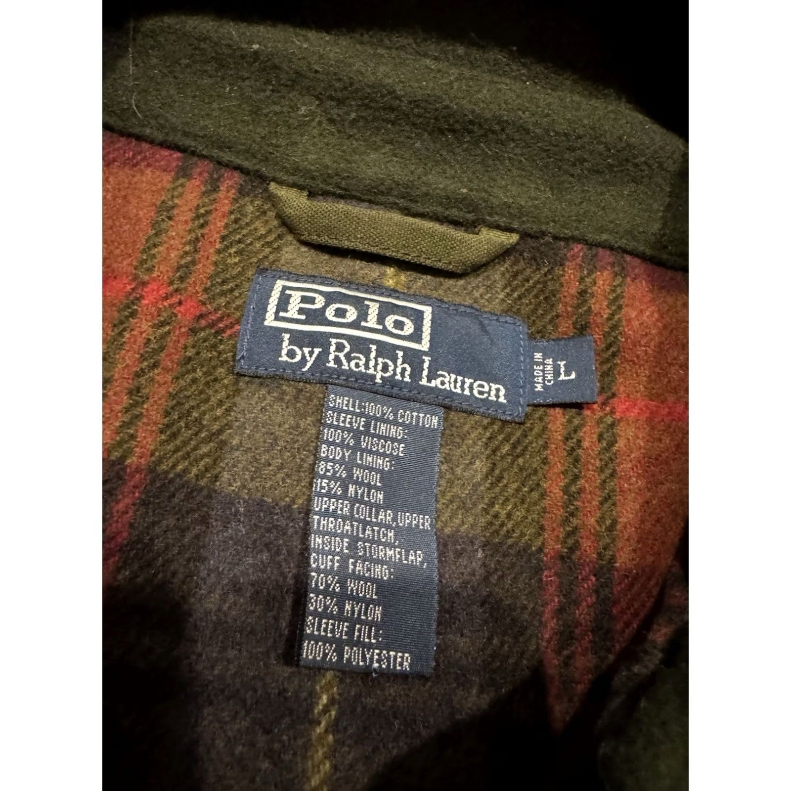 Ralph Lauren VINTAGE Polo Ralph Lauren Field Coat Men’s L Waxed Canvas Hooded Padded Water Resistant Windproof Zip Pockets Green Size US L / EU 52-54 / 3 - 6 Thumbnail