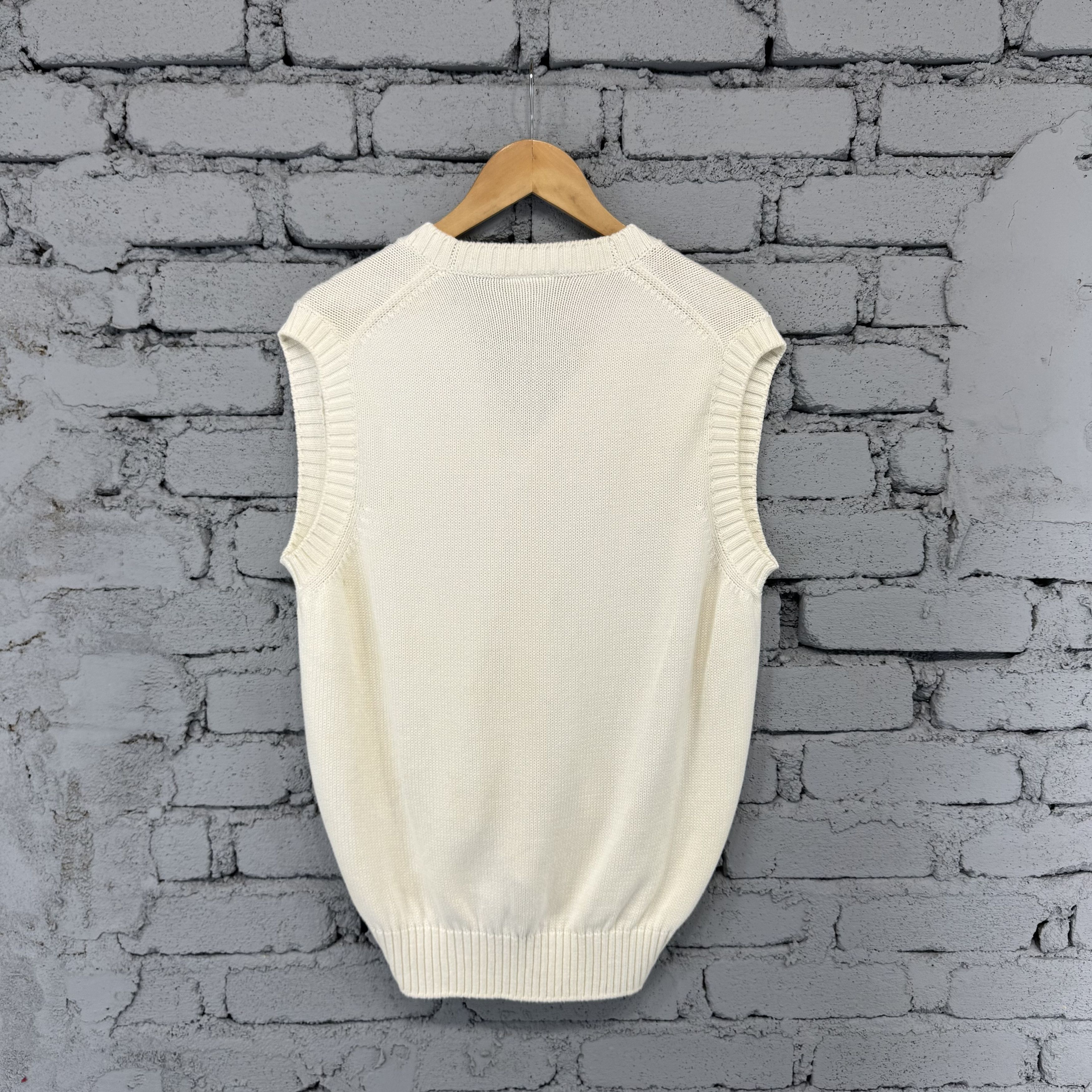 Lacoste Vintage Lacoste Knit Vest Sleeve Less Streetwear Size US L / EU 52-54 / 3 - 2 Thumbnail