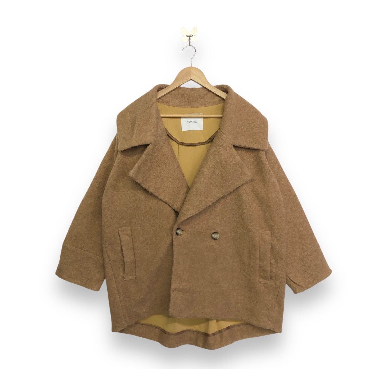 Japanese Brand × SHIPS SHIPS ANY Women Winter short pea coat Size XL / US 12-14 / IT 48-50 - 1 Thumbnail