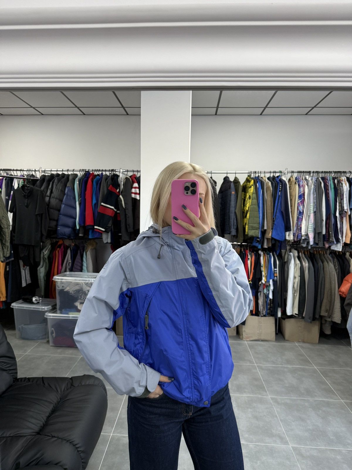 Nike ACG Vintage Nike ACG Storm-Fit Raincoat Jacket Women Y2K Blue Size M / US 6-8 / IT 42-44 - 2 Thumbnail