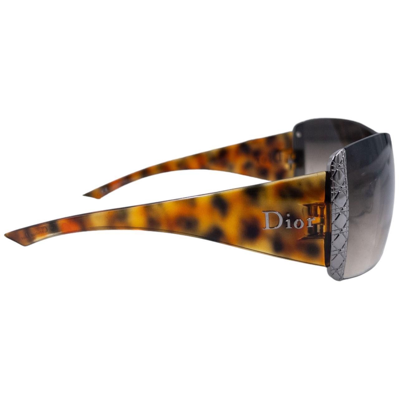Dior Vintage Christian Dior Tortoise Shell Sunglasses Size ONE SIZE - 2 Thumbnail