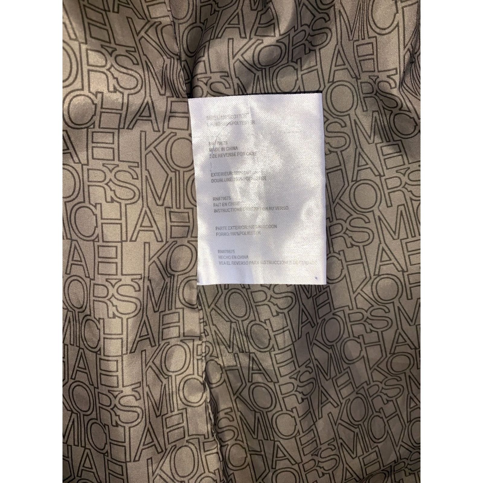Michael Kors Michael Kors Womens Blue Zipper Pocket Button Jacket Sz M-5786 Size M / US 6-8 / IT 42-44 - 6 Thumbnail