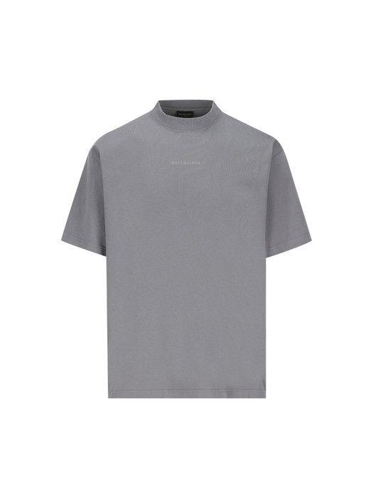 o1s1wg110126 Back Reflective T-Shirt Medium Fit in Grey