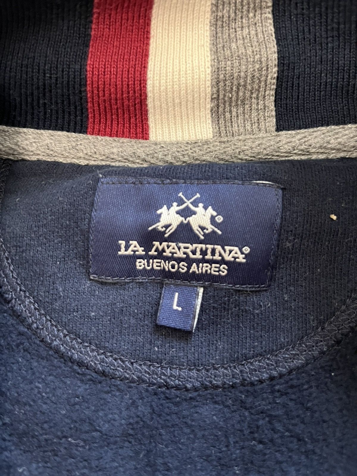 La Martina Vintage La-Martina Zip-Up #3 (Hoodie) Size US L / EU 52-54 / 3 - 3 Thumbnail
