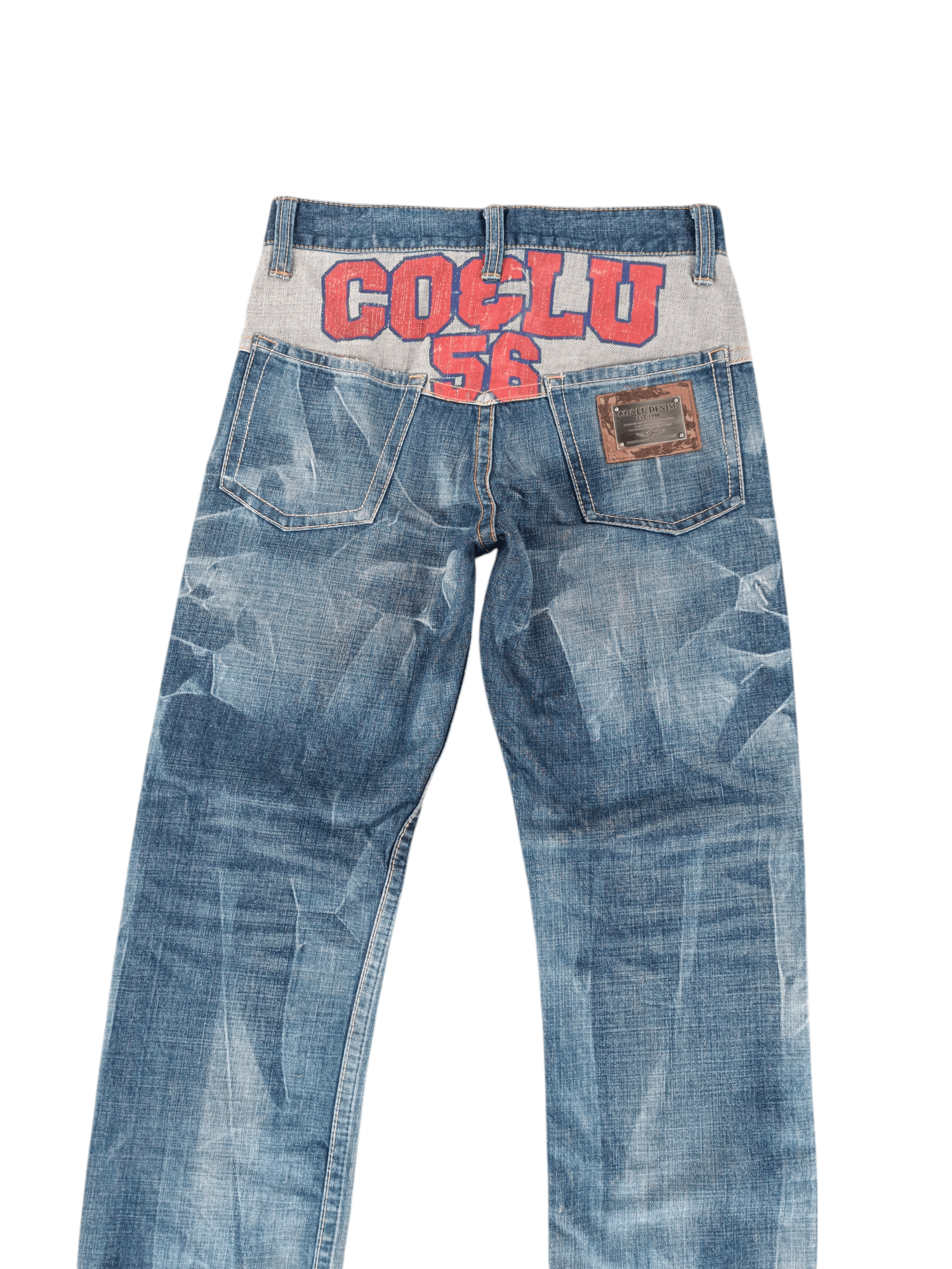 Japanese Brand Steals‼️Vintage Co&Lu 56 Big Logo Japanese Denim Jeans Size US 30 / EU 46 - 3 Thumbnail
