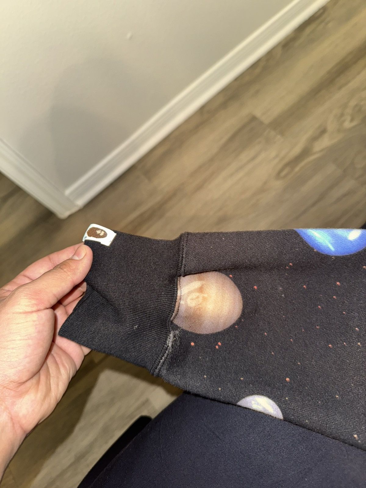 Bape Bape Planets Galaxy Shark Hoodie Size US XXL / EU 58 / 5 - 7 Thumbnail