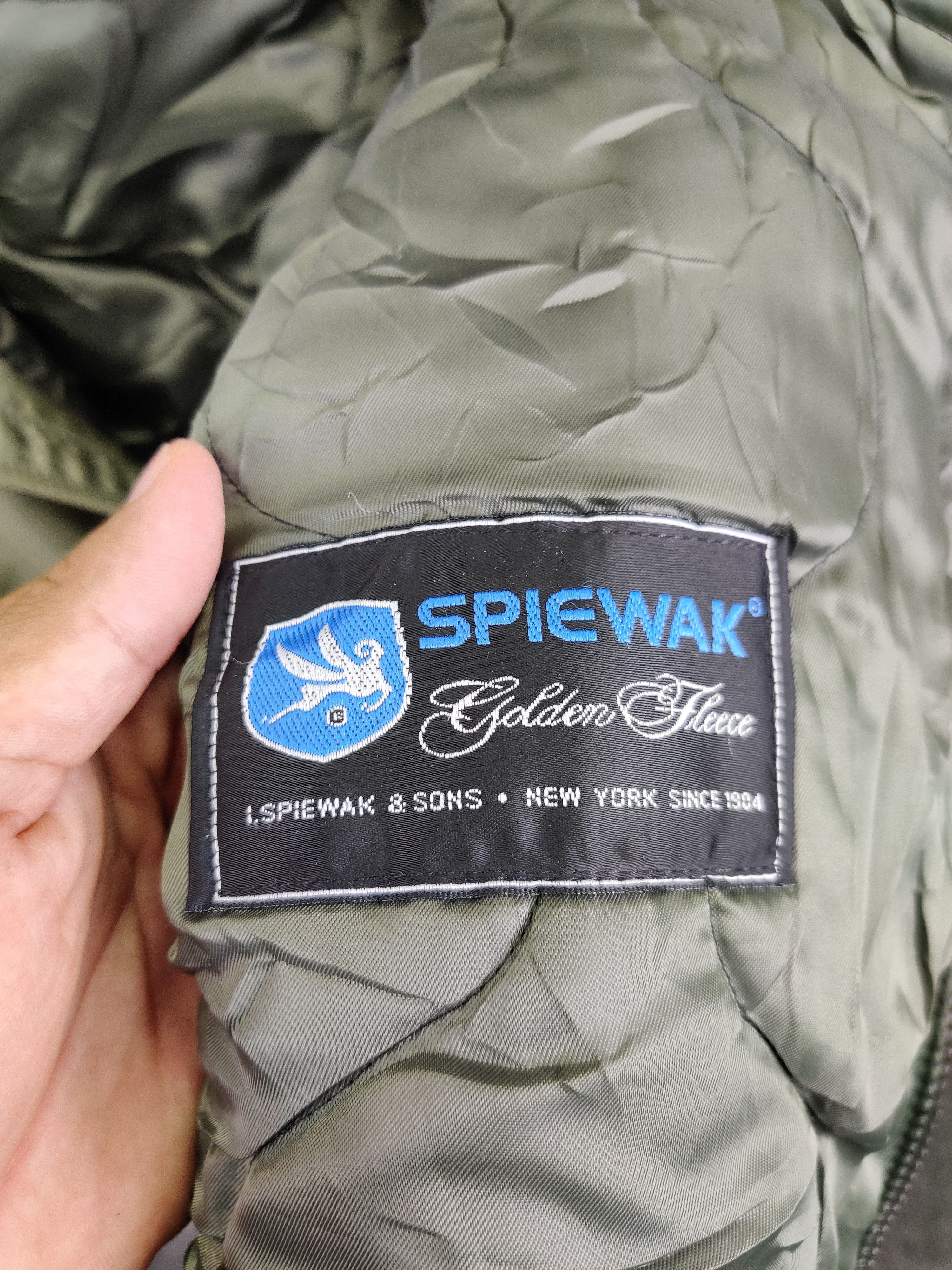 I. Spiewak And Sons Vintage 90's I Spiewak N-2B Faux Due Attached Bomber Hooded Size US M / EU 48-50 / 2 - 13 Thumbnail