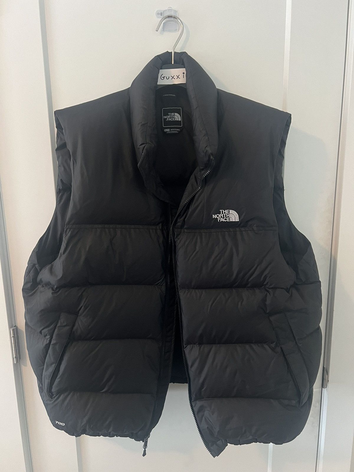 Image of The North Face North Face 700 Down Puffer Vest in Black, Men's (Size 2XL)