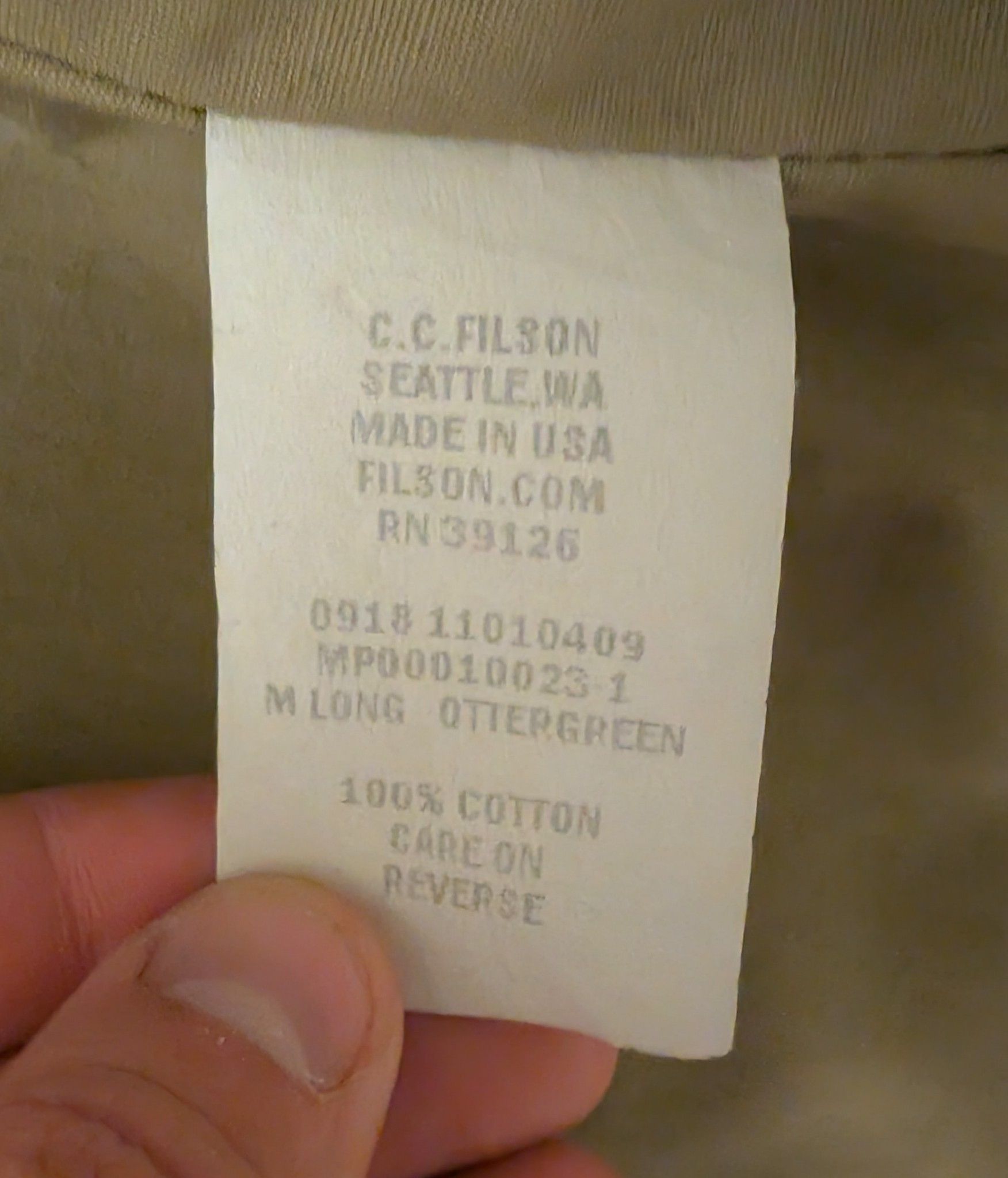 Filson Vintage Filson 39126 Jacket YKK Era Men’s Sz Medium Long Size US M / EU 48-50 / 2 - 4 Thumbnail