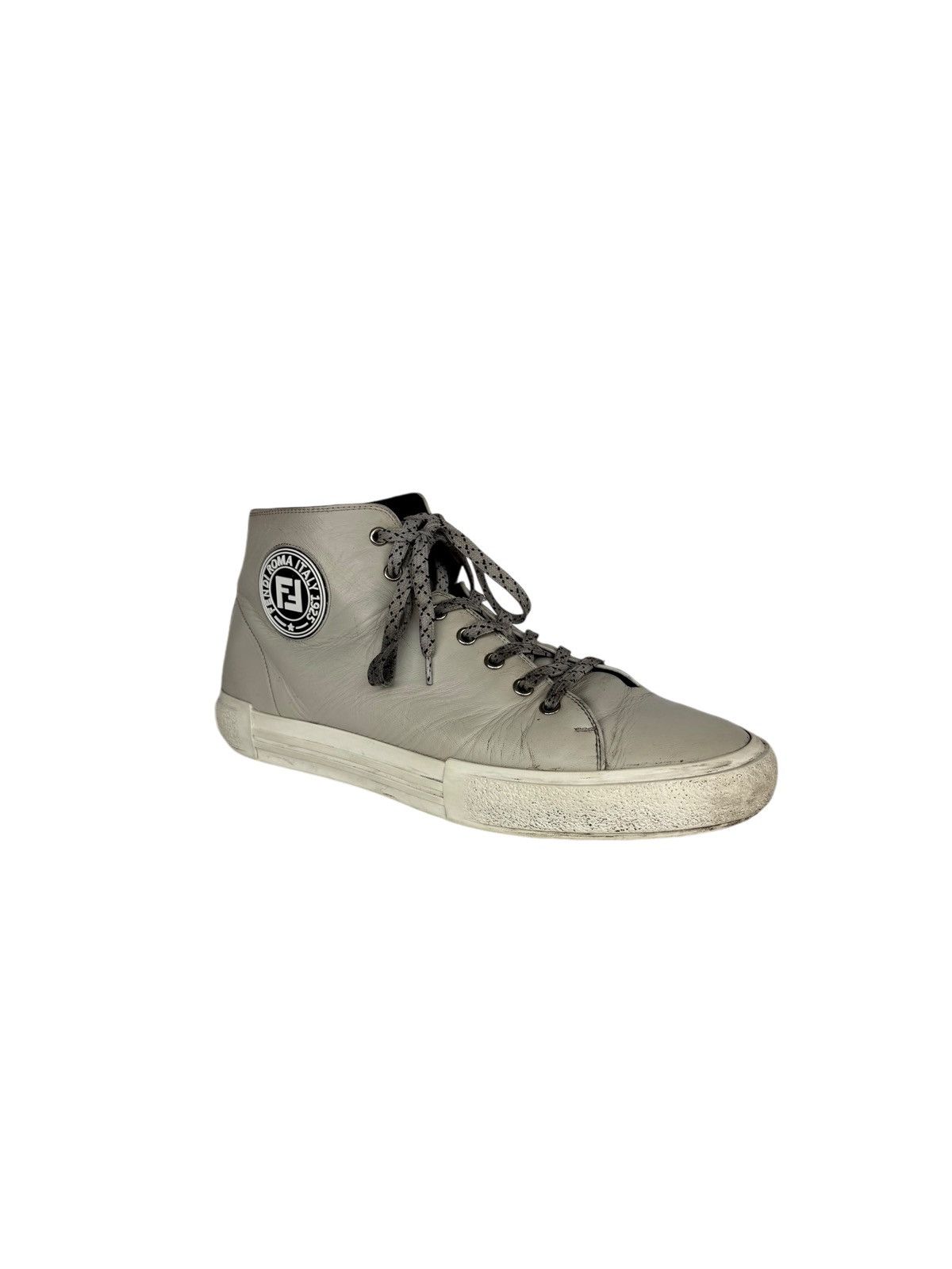 Fendi Fendi Calfskin Hi Tops in Grey Size US 9 / EU 42 - 3 Thumbnail