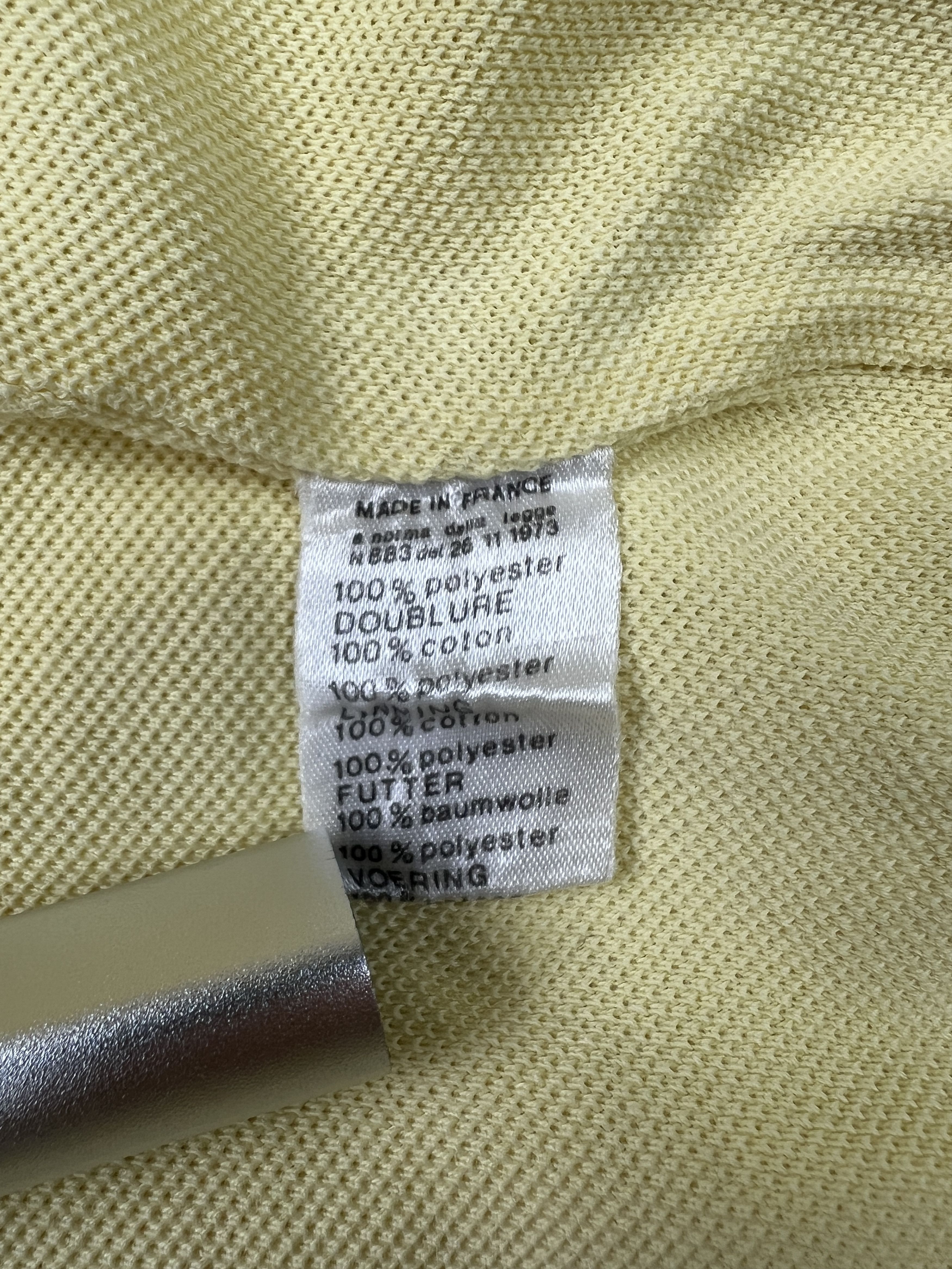 Lacoste Vintage Lacoste Chemise Bomber Jacket Yellow Made in France Size US L / EU 52-54 / 3 - 24 Thumbnail