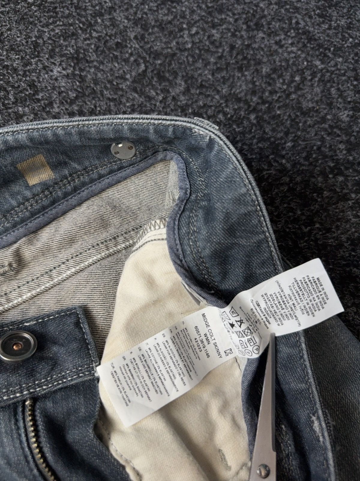 Vintage Retro Distressed Y2K G-Star RAW Denim pants Jeans