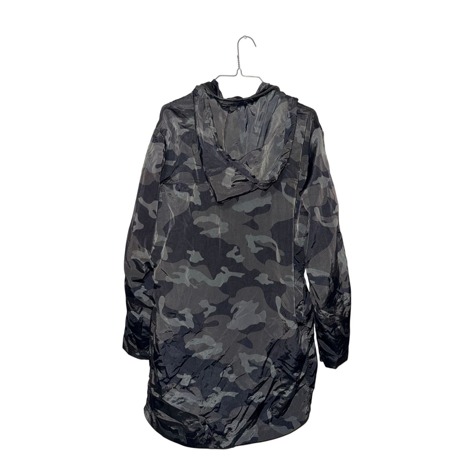 Agora Anorak Crinkle Nylon Rain Jacket - Size Large - Excellent! Size L / US 10 / IT 46 - 6 Thumbnail