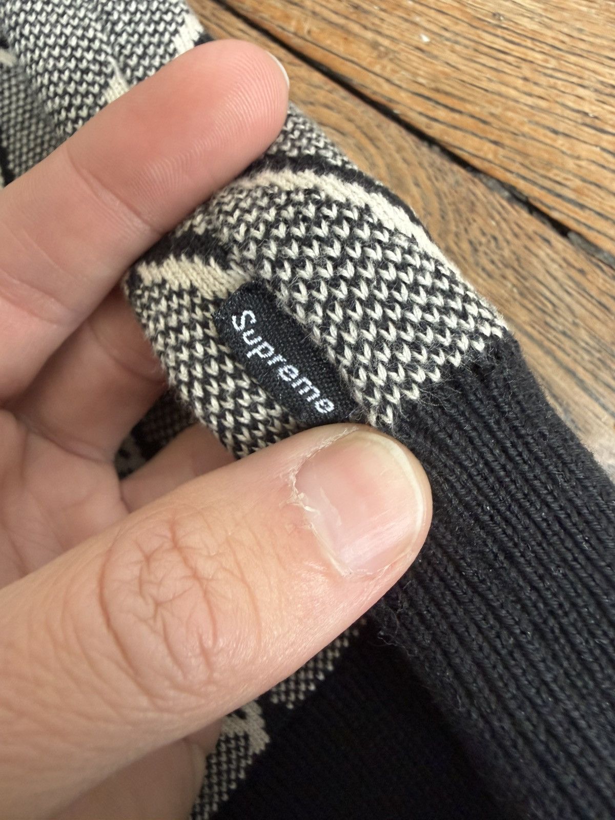 Supreme Supreme Chain Link Sweater FW14 Size US L / EU 52-54 / 3 - 5 Thumbnail