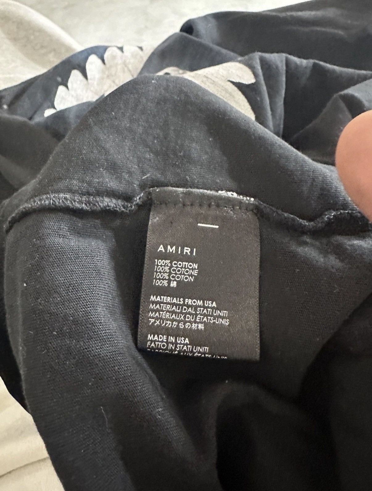 Amiri Amiri tshirt Size US L / EU 52-54 / 3 - 4 Thumbnail