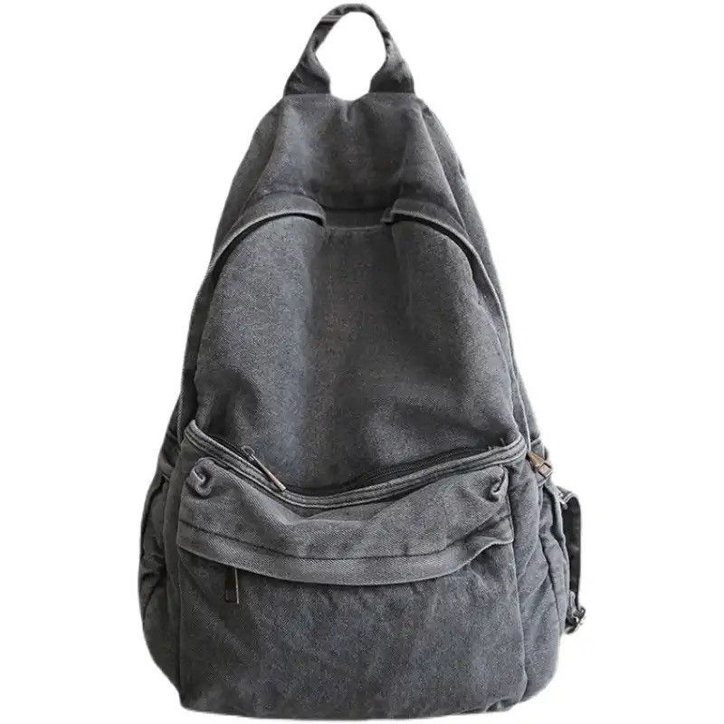 Japanese Brand Grey Backpack Size ONE SIZE - 4 Thumbnail