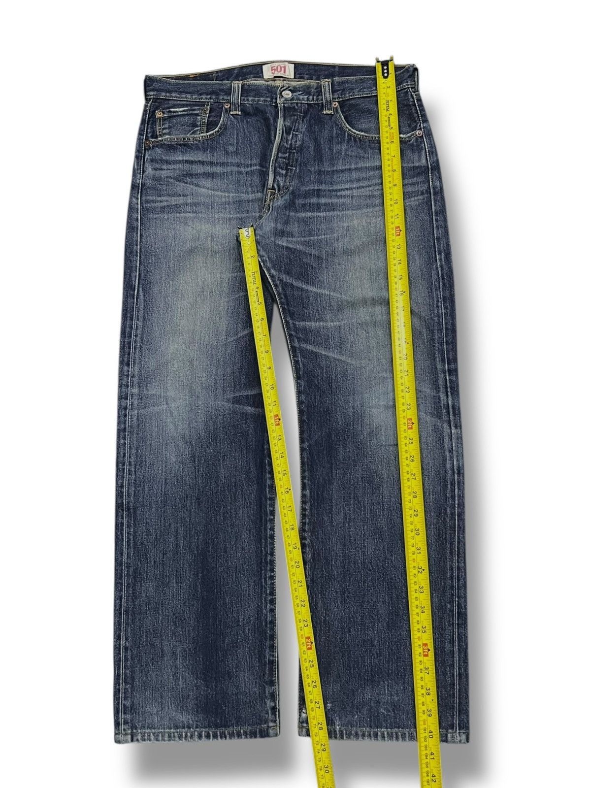 Levi's Vintage Levi’s Lot 501 Original Button Jeans - Japan Market Size US 35 - 17 Thumbnail