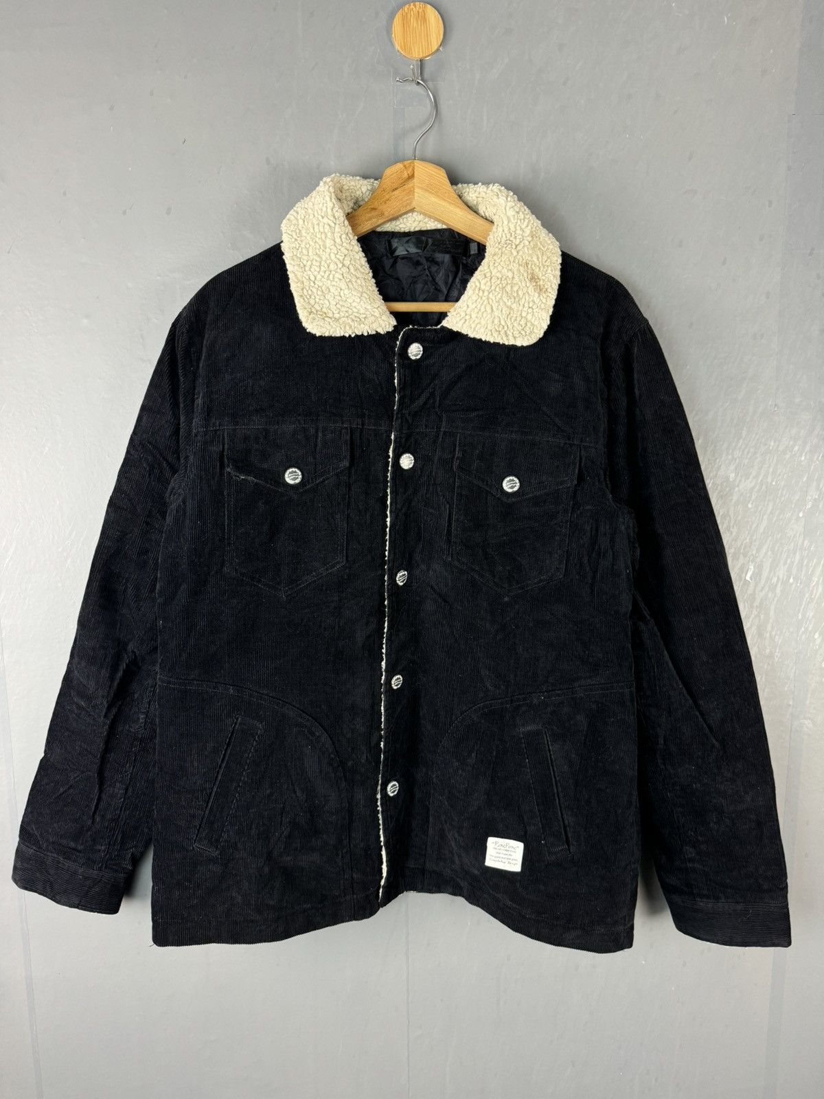 Japanese Brand JAPANESE CORDUROY BUTTON UP JACKET Size US S / EU 44-46 / 1 - 2 Thumbnail