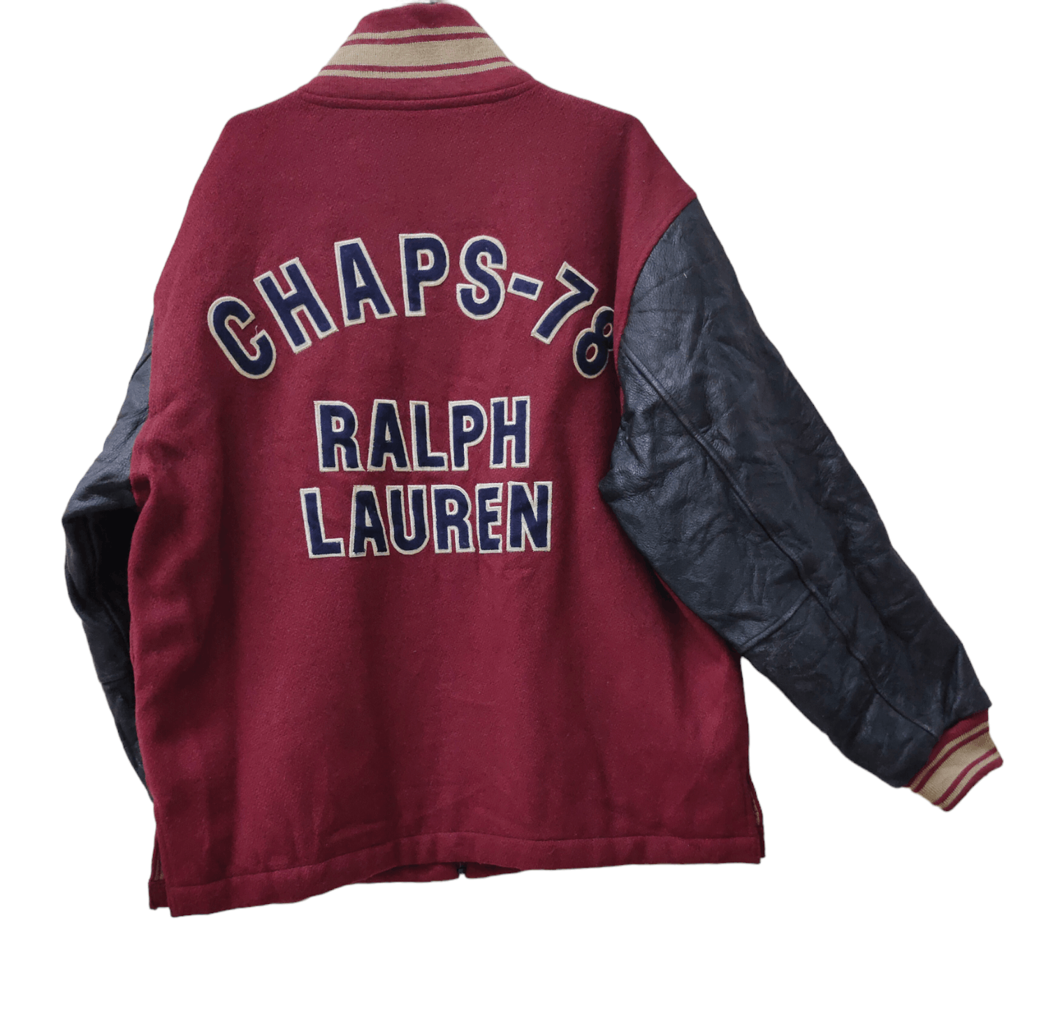 Chaps Ralph Lauren Ralph Lauren Vintage Vintage 90s Chaps Ralph Lauren Leather Varsity Jacket Grailed