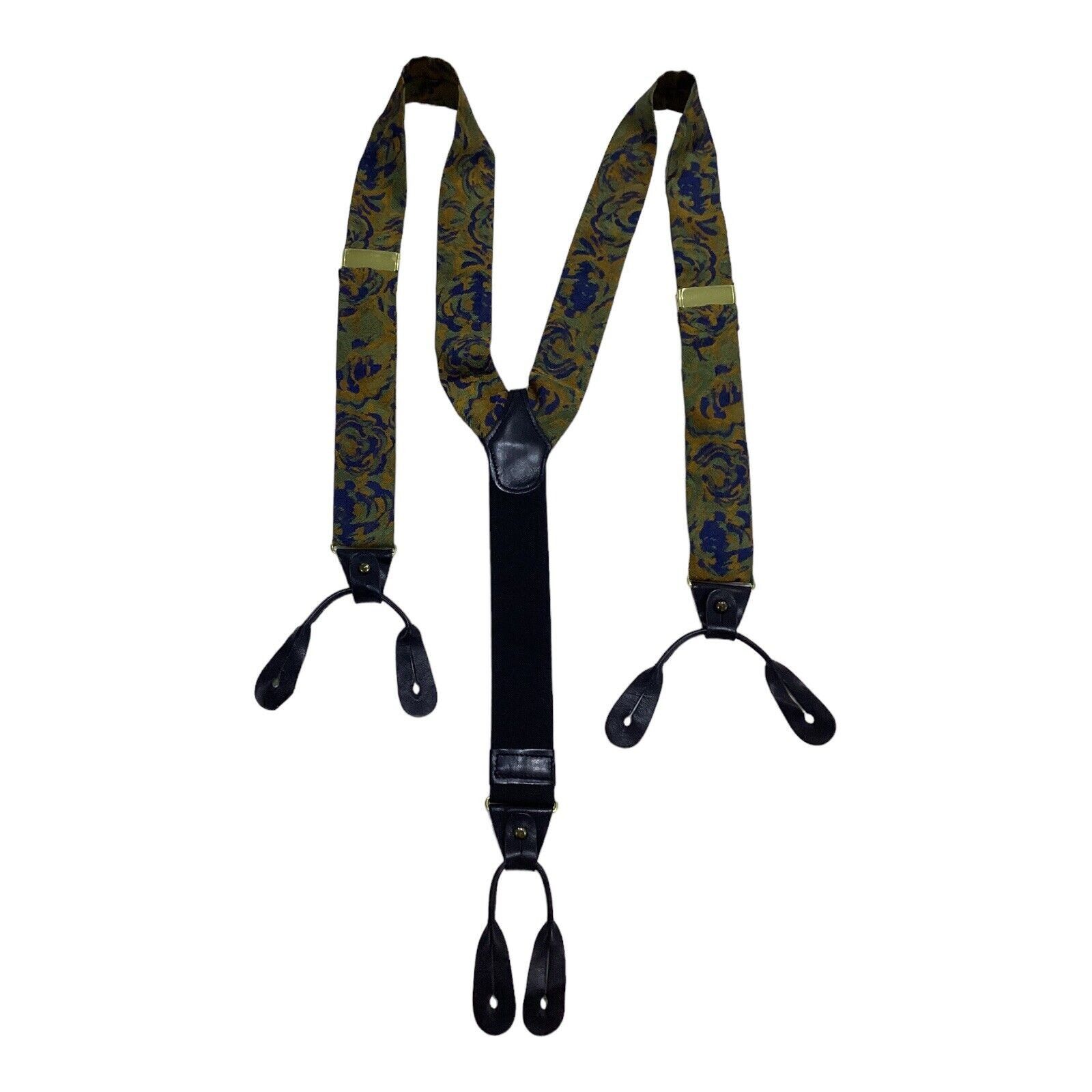 Other Beautiful Tricolor Abstract Men Suspenders Elastic Size ONE SIZE - 1 Thumbnail