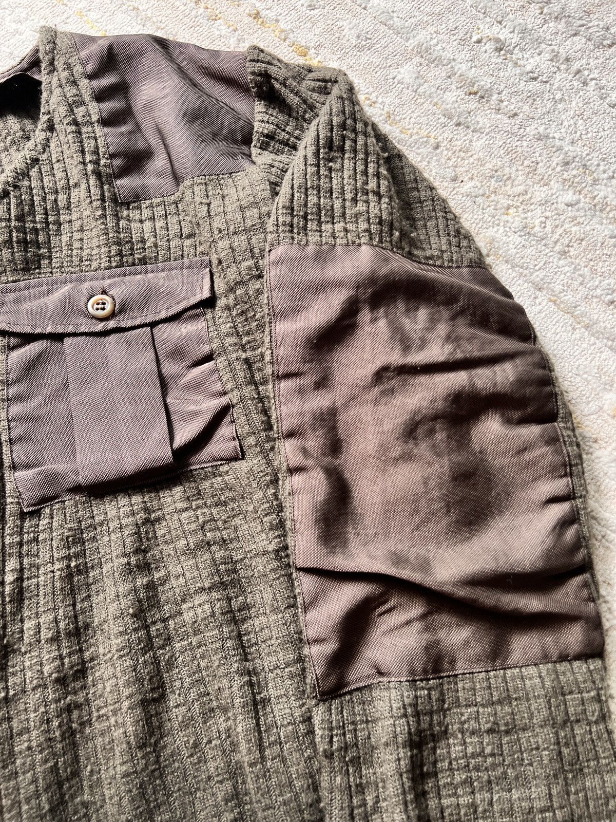 KEITAMARUYAMA Keita Mruyama Laine Wool Double Pocket Military Style Jacket Size US M / EU 48-50 / 2 - 19 Thumbnail