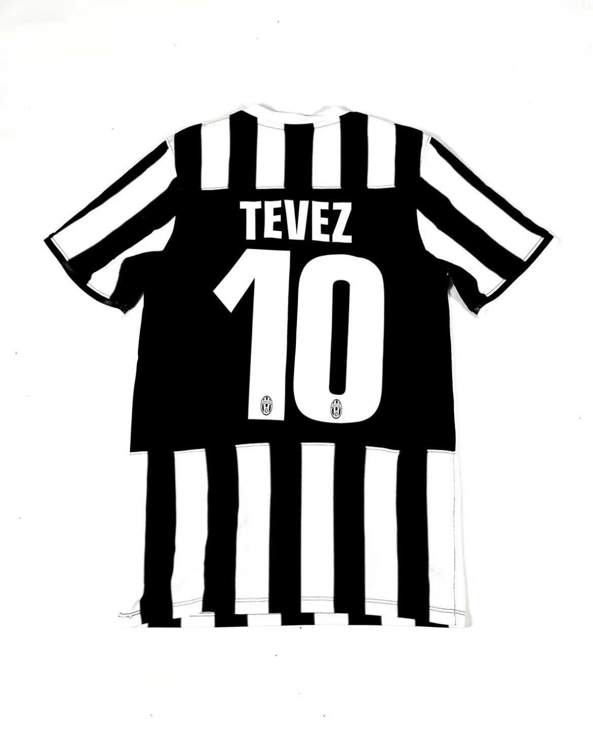 image of Nike x Soccer Jersey Juventus Italy Tevez 2013/2014 Home Football Shirt Jersey in White (Size Small