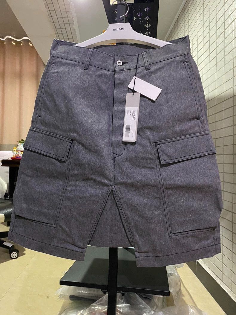 Rick Owens Gray Cargo Shorts by Rick Owens-2505 Size US 31 - 1 Thumbnail