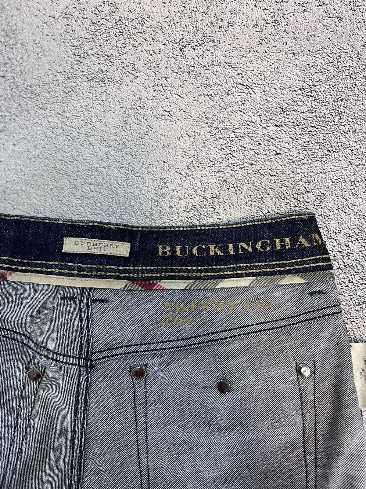 Burberry Burberry Brit Kids Boys Jeans Denim Skinny Leg 26w Size US 26 / EU 42 - 10 Thumbnail