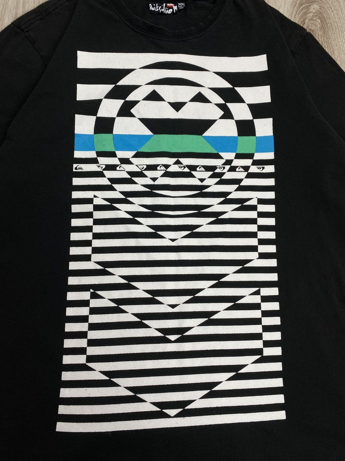 Affliction Vintage Quiksilver Affliction Style Surfing Black T-shirt XL Size US XL / EU 56 / 4 - 7 Thumbnail