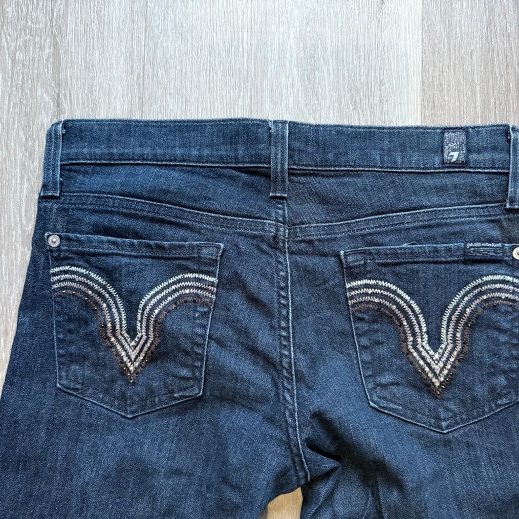 7 For All Mankind 7 For All Mankind Black Straight Leg Jeans Size 26" / US 2 / IT 38 - 7 Thumbnail