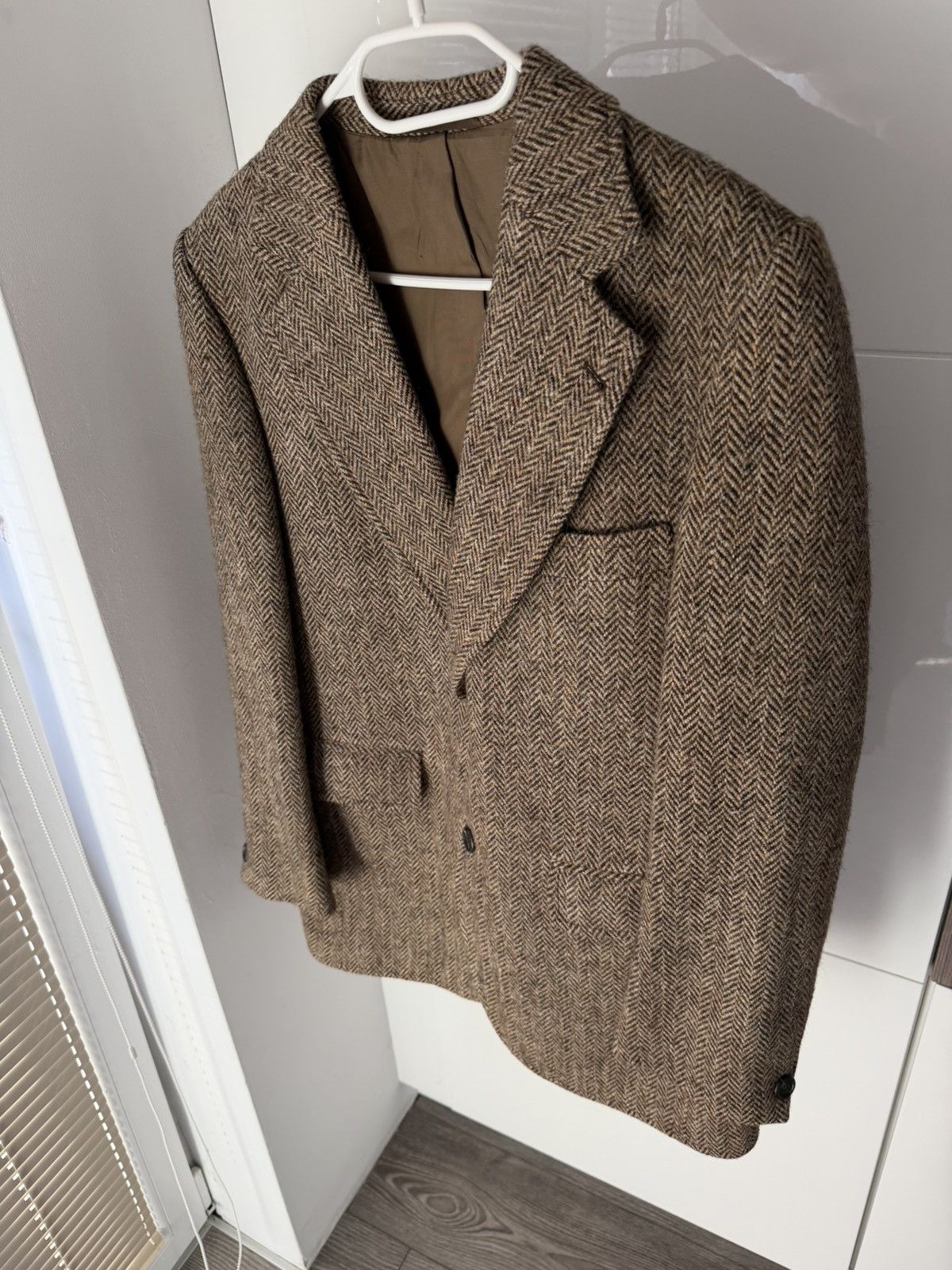 Harris Tweed ‼️Vintage Harris Tweed Scottish First EDT Wool Blazer Size 42S - 4 Thumbnail