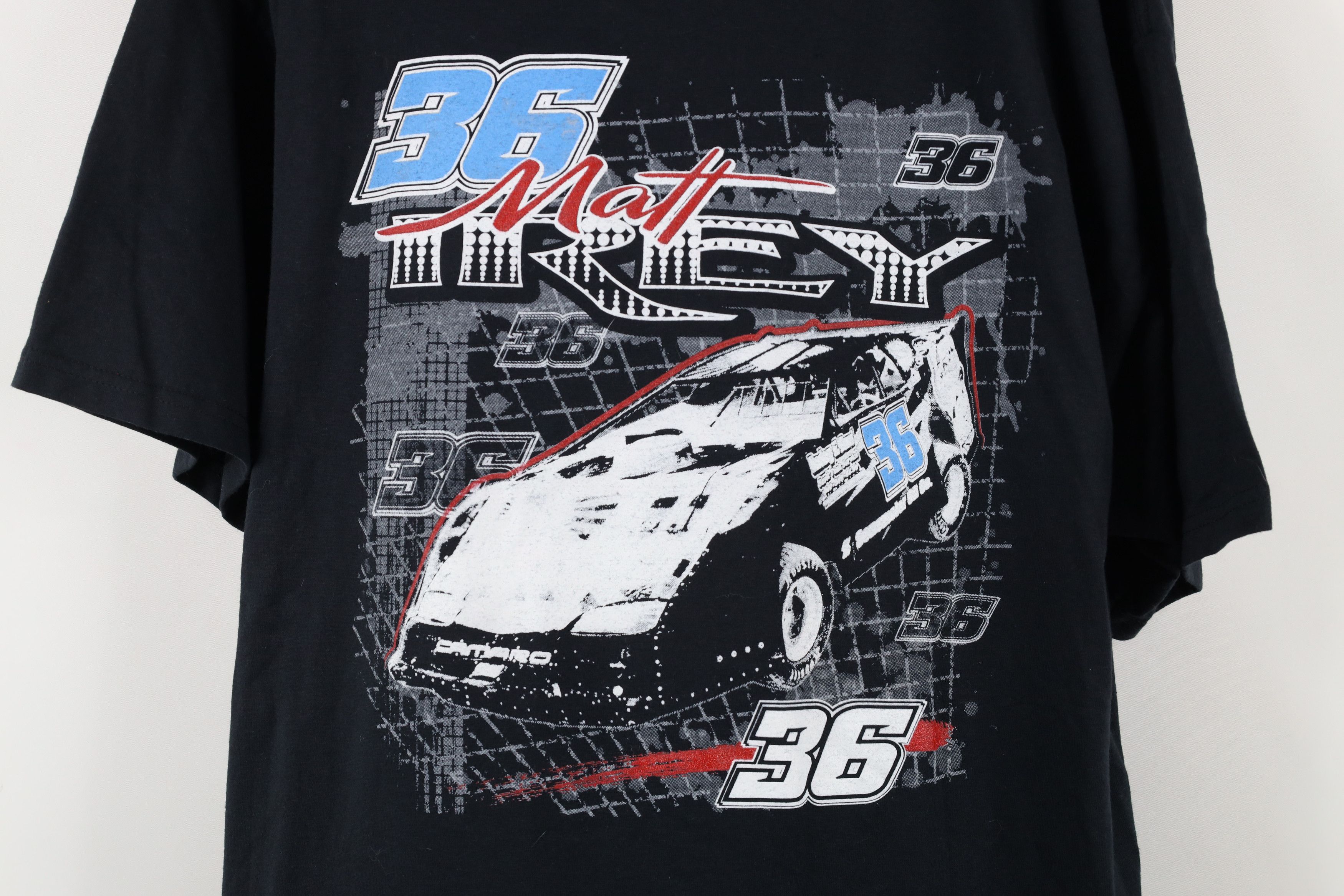 Vintage Vintage Y2k Matt Irey Car Racing Short Sleeve T-Shirt Black Size US XL / EU 56 / 4 - 4 Thumbnail