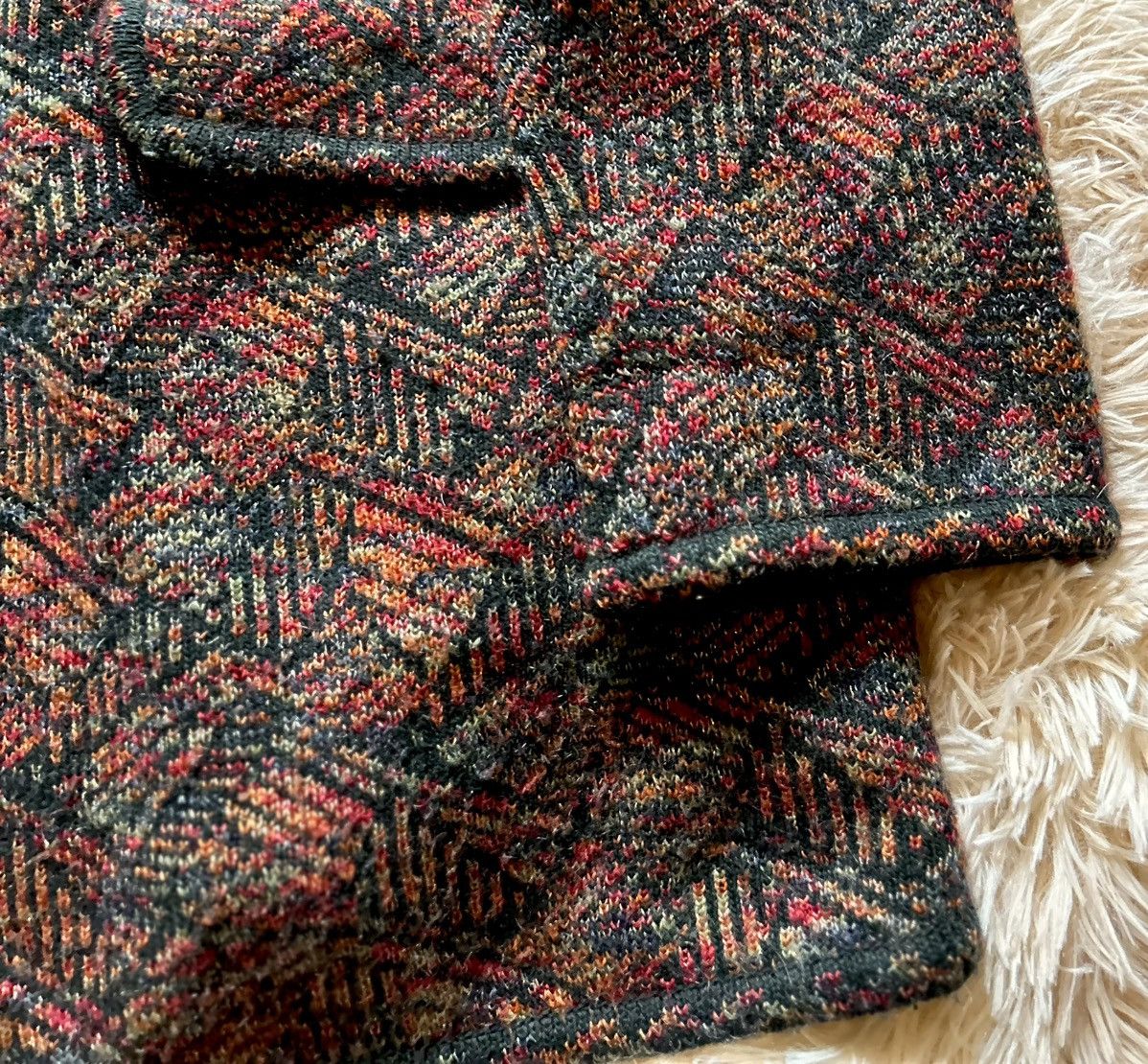 Missoni CRAZY VINTAGE ESCALIER MISSONI STYLED LONG WOOLLEN COAT Size US L / EU 52-54 / 3 - 3 Thumbnail
