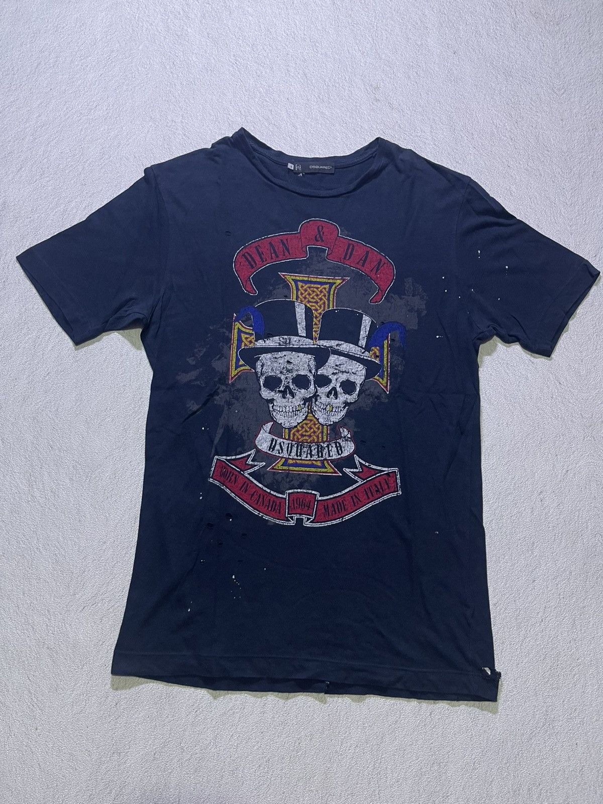 Dsquared2 VINTAGE Y2K DSQUARED2 short sleeve tshirt big skull style Size US M / EU 48-50 / 2 - 1 Thumbnail