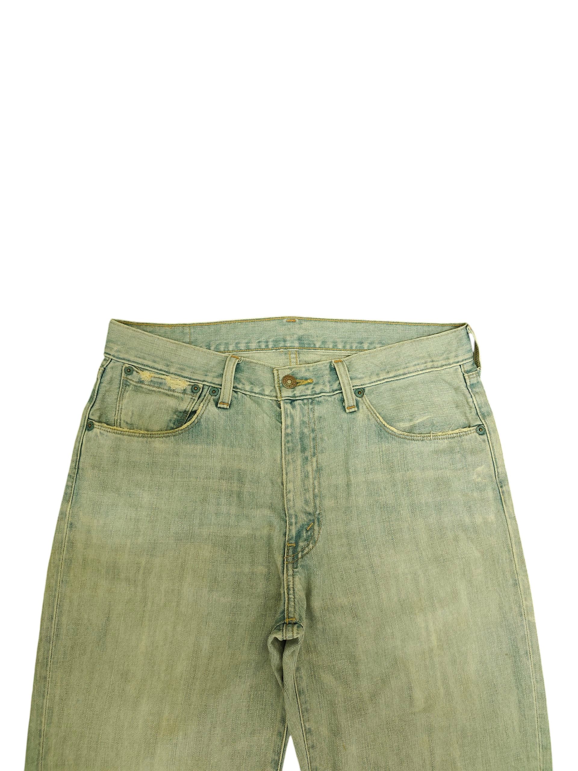 Levi's Vintage Clothing Vintage Levis 552 Regular Rusty Light Wash Denim Jeans Size US 34 / EU 50 - 2 Thumbnail