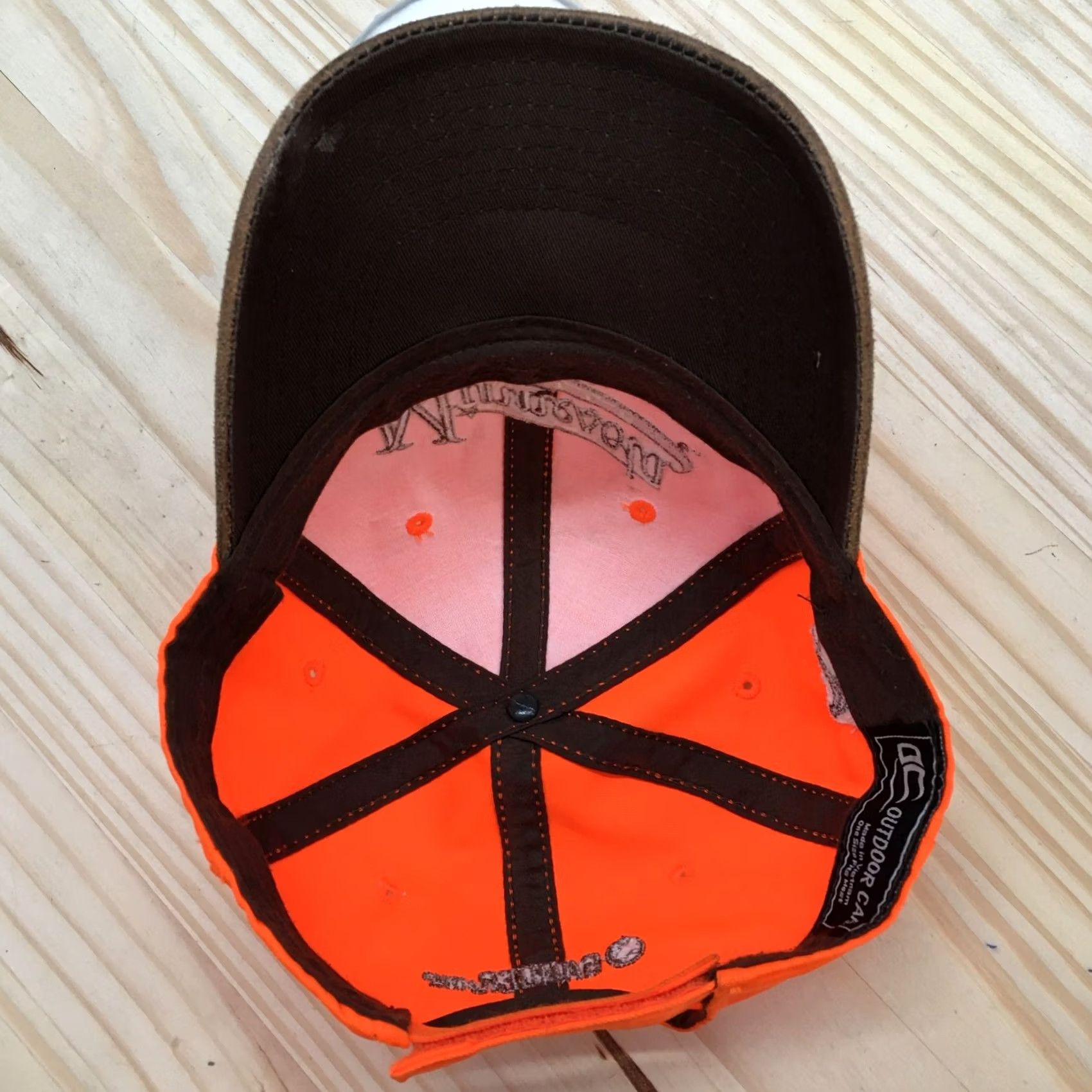 Vintage Gander Mtn Minnesota Wild Baseball Cap Hat Mens One Size Orange Brown Curve Bill Size ONE SIZE - 7 Thumbnail