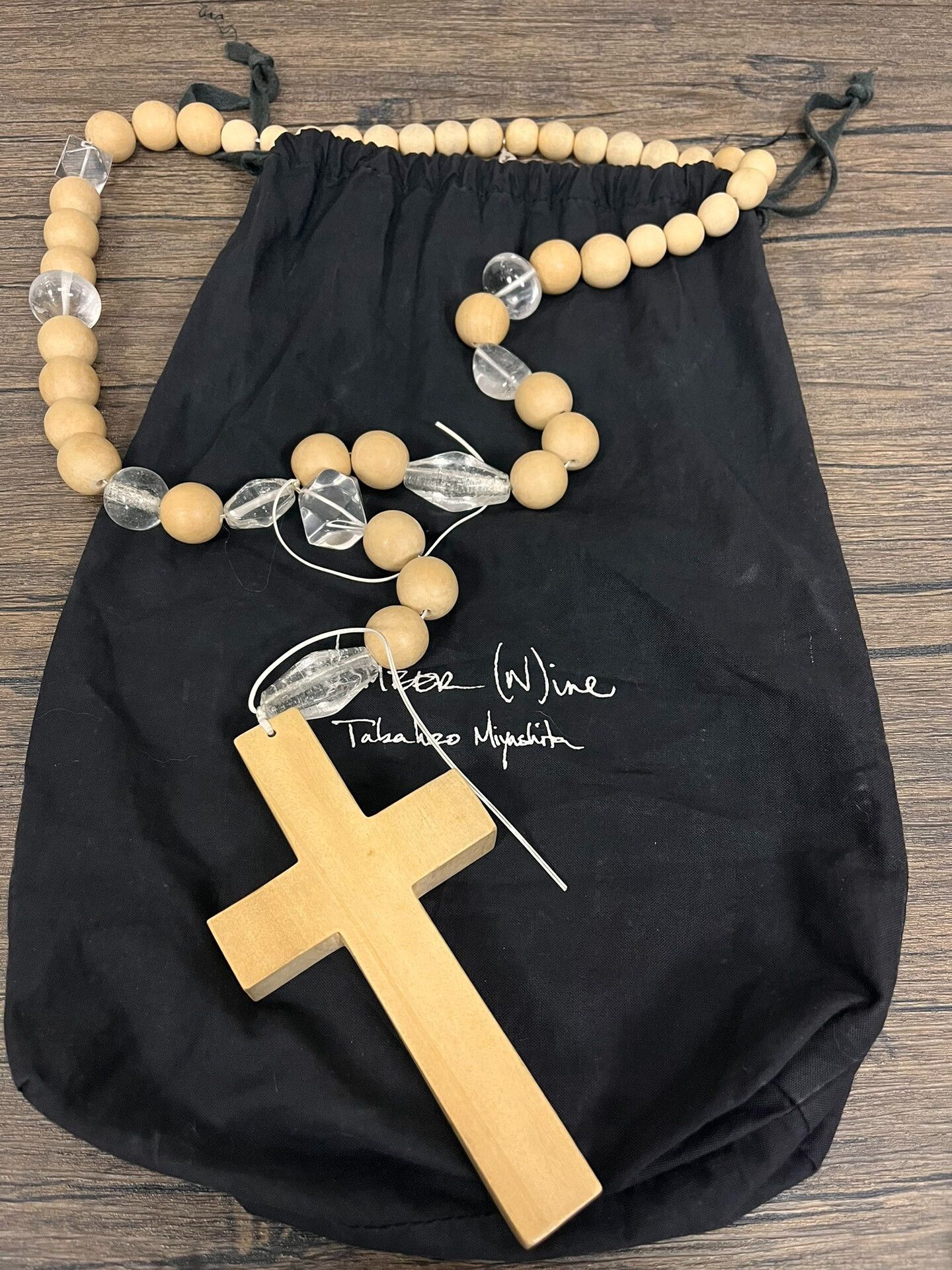 NUMBER (N)INE 06SSミラークロスネックレス Number (N)ine NUMBER NINE 06ss Guns N'Roses CROSS rosario NECKLACE