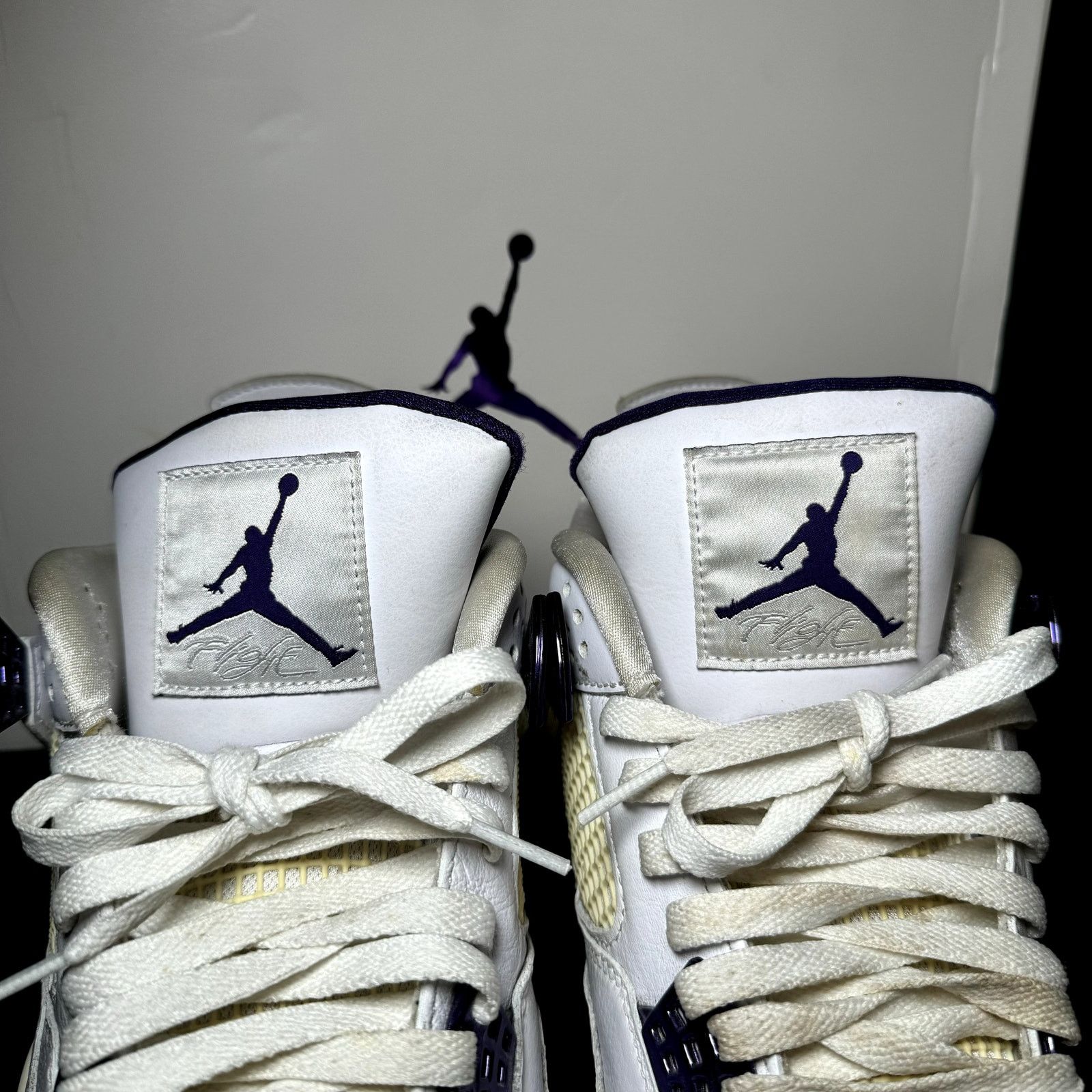 Jordan Brand × Nike Size 11.5 - Air Jordan 4 Retro Purple Metallic Men's Shoes Size US 11.5 / EU 44-45 - 5 Thumbnail