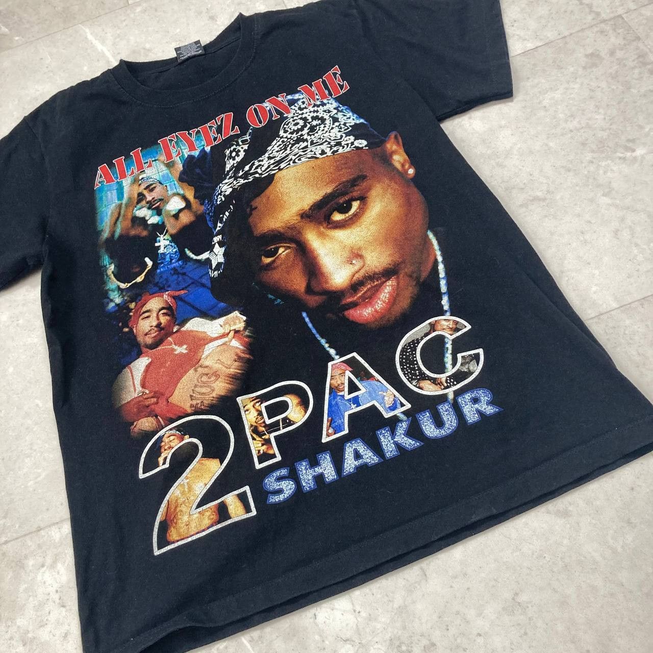 Rap Tees Vintage 2Pac Tupac Shakur Makaveli Death Row Rap Tee Size US M / EU 48-50 / 2 - 2 Thumbnail