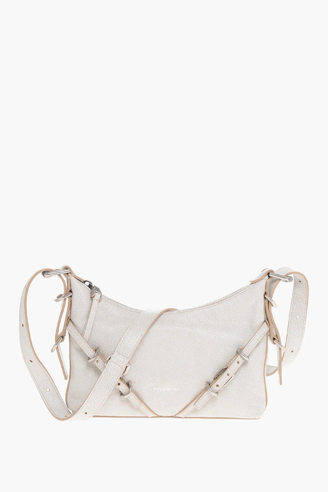 Givenchy og1mm0326 Size: OS / Pebbled Leather Shoulder Bag in Beige Size ONE SIZE - 1 Thumbnail
