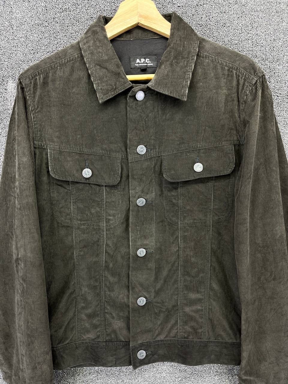 A.P.C. Vintage A.P.C. Luxury Rare Corduroy Jacket Size US S / EU 44-46 / 1 - 5 Thumbnail