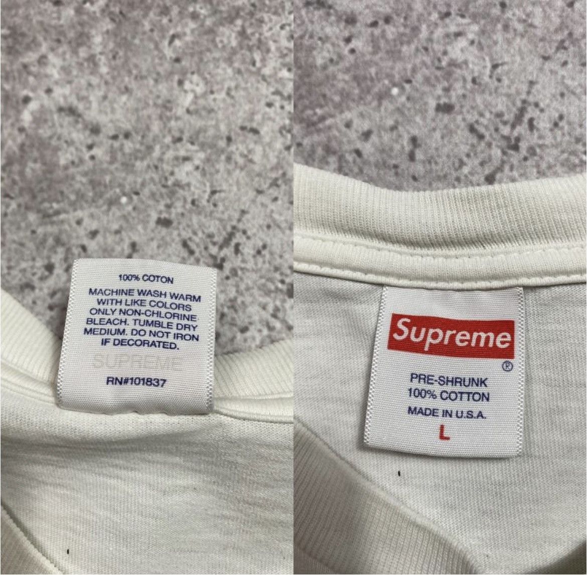 Supreme Supreme Anno Domini White T-Shirt Size US L / EU 52-54 / 3 - 4 Thumbnail