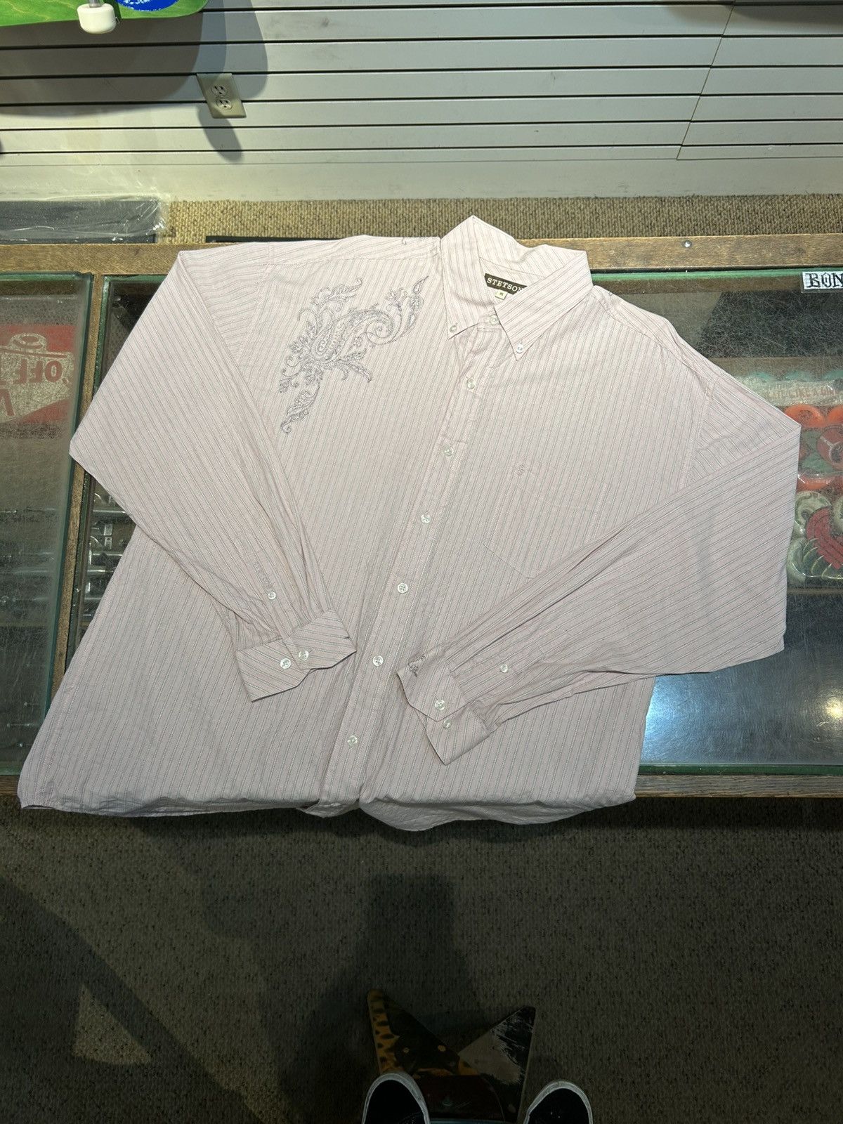 Stetson Stetson Long Sleeve Shirt Size US XL / EU 56 / 4 - 1 Thumbnail
